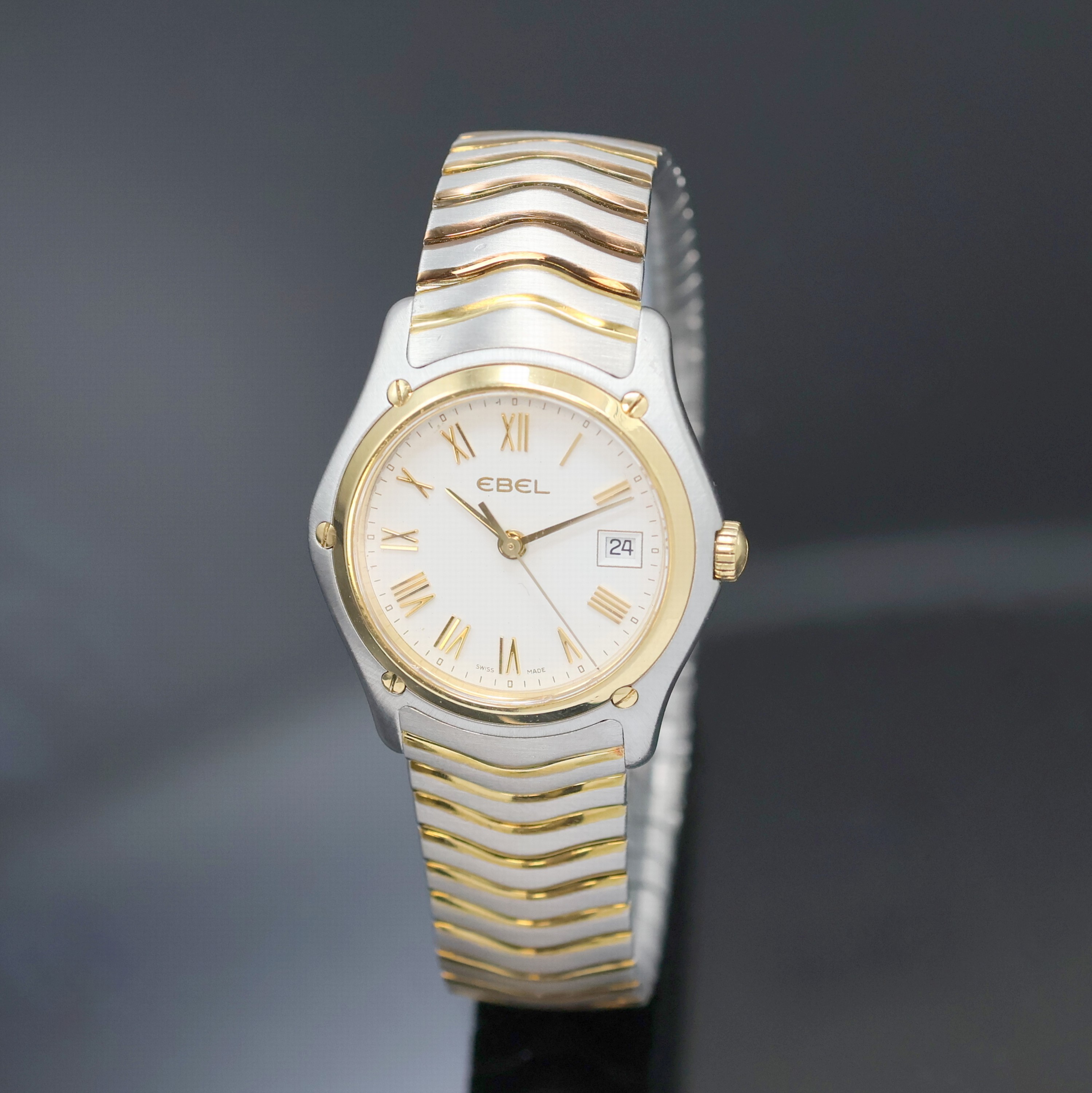 Image 27009255 - EBEL Classic Wave Damenarmbanduhr Referenz 1257F21, quarz, Edelstahl/Gold komb. inkl. ...