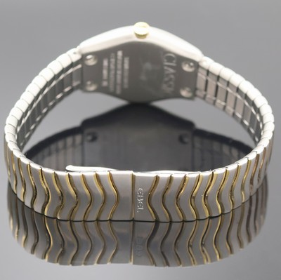 27009255b - EBEL Classic Wave Damenarmbanduhr Referenz 1257F21, quarz, Edelstahl/Gold komb. inkl. ...
