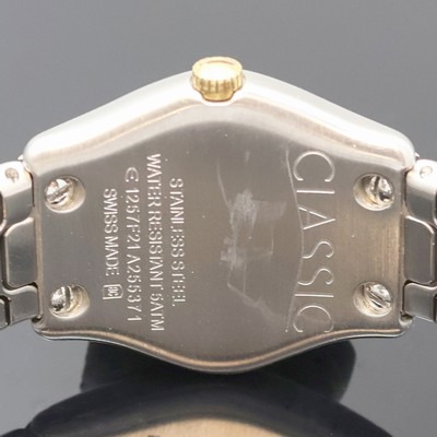 27009255d - EBEL Classic Wave Damenarmbanduhr Referenz 1257F21, quarz, Edelstahl/Gold komb. inkl. ...