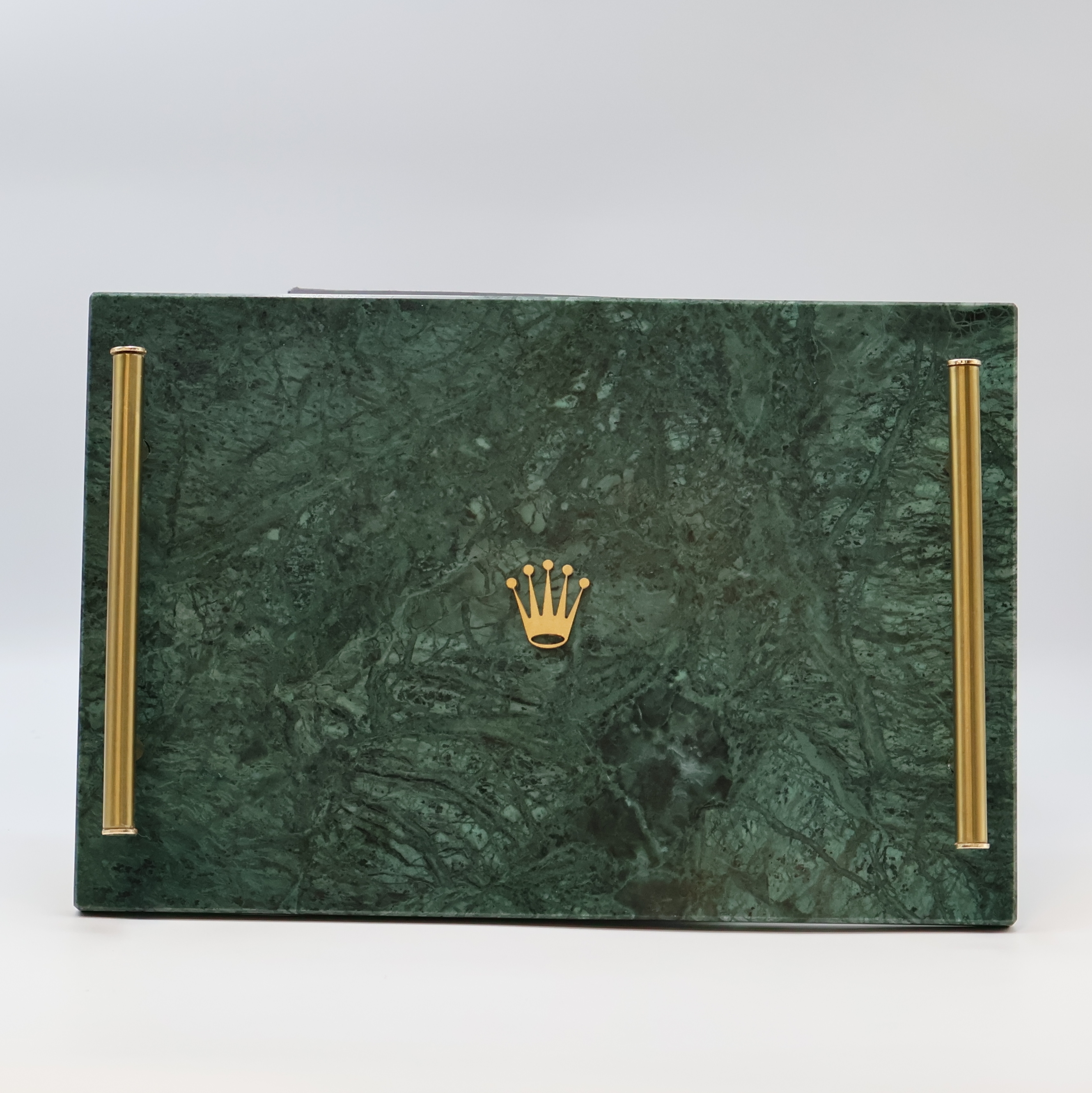 Image 27009370 - ROLEX Display aus grünem Marmor, Schweiz, M. ca. 5 x 30 x 20 cm, Gew. ca. 2270g, in ...