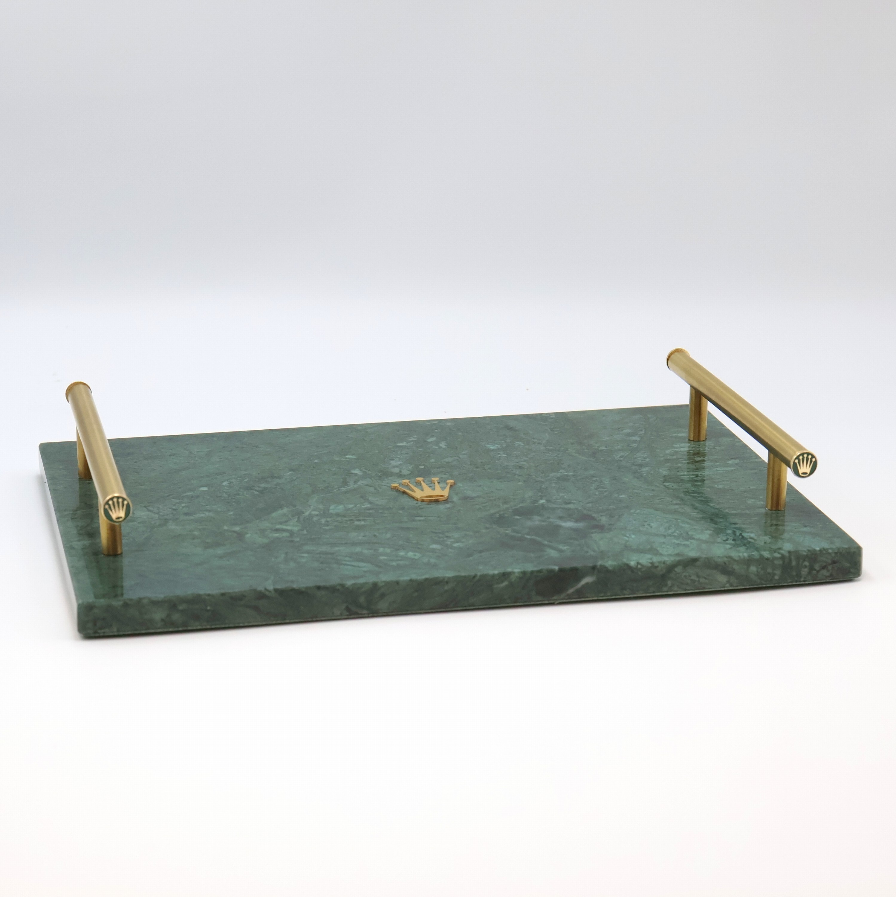 Detail c: ROLEX Display aus grünem Marmor, Schweiz, M. ca. 5 x 30 x 20 cm, Gew. ca. 2270g, in gebrauchsfähigem Zustand