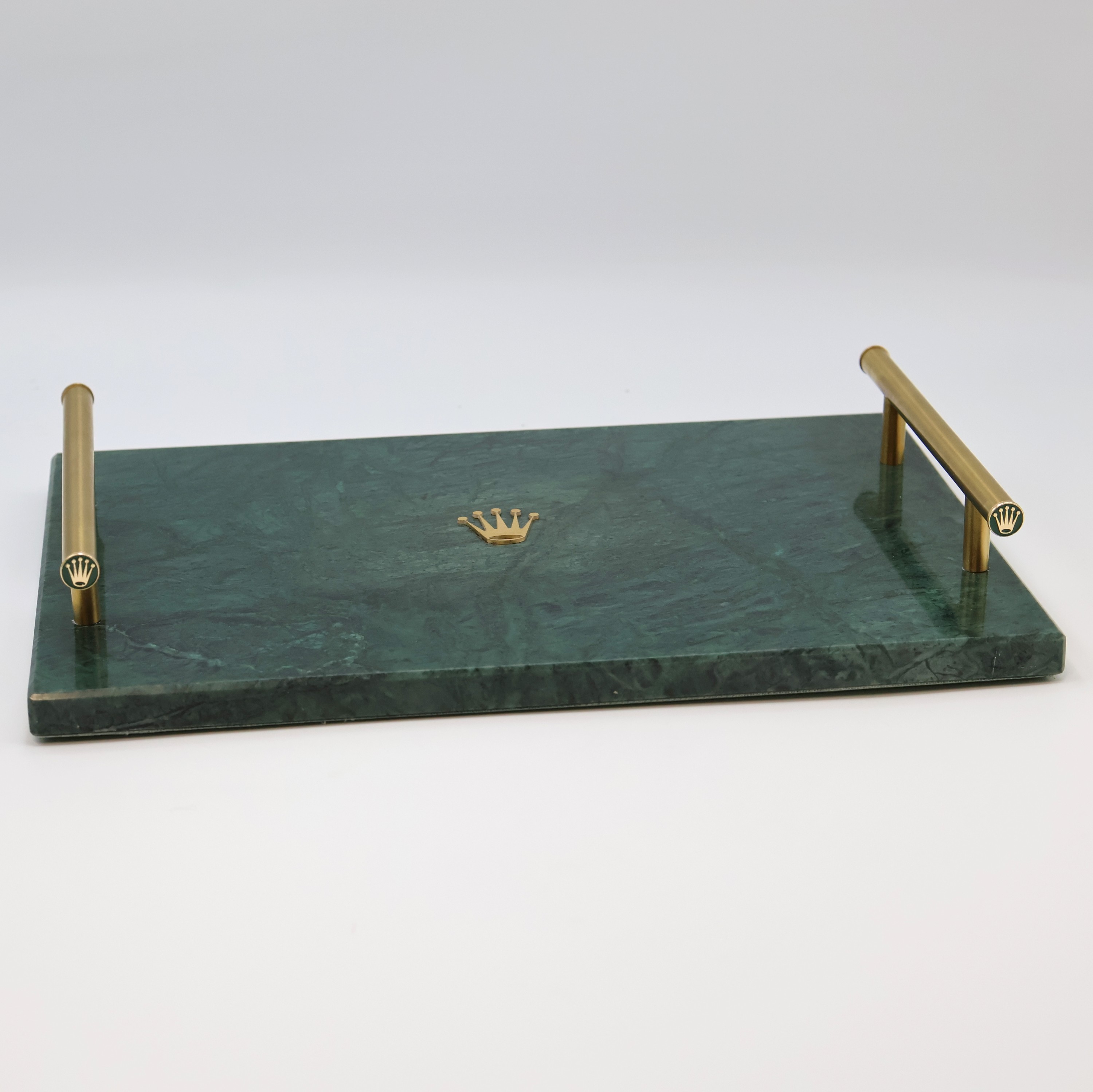 Detail c: ROLEX Display aus grünem Marmor, Schweiz, M. ca. 5 x 30 x 20 cm, Gew. ca. 2350g, in gebrauchsfähigem Zustand