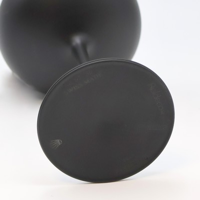 27009367b - ROLEX auf 50 Stück limitierter Champagner Kelch, Schweiz, Glas matt-schwarz, innen ...