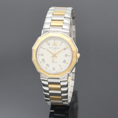 Image BAUME & MERCIER Riviera Armbanduhr Referenz 5131.3, quarz, Edelstahl/Gold komb. ...