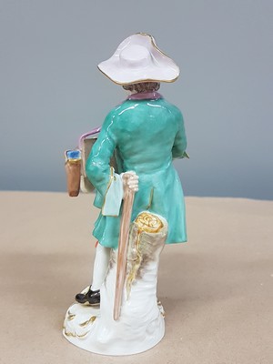 27010140c - Porzellanfigur, Meissen, 20. Jh., Der Kurzwarenverkäufer aus dem Crie de Paris, Entwurf ...