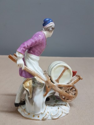 27010141c - Porzellanfigur, Meissen, 20. Jh., Weinverkäufer aus der Serie: Crie de Paris, Entw. von ...