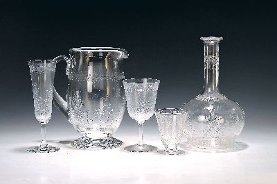 Image Trinkglasset ´Lafayette´, Baccarat, farbloses Glas, fein geätzter Dekor, 12 ...
