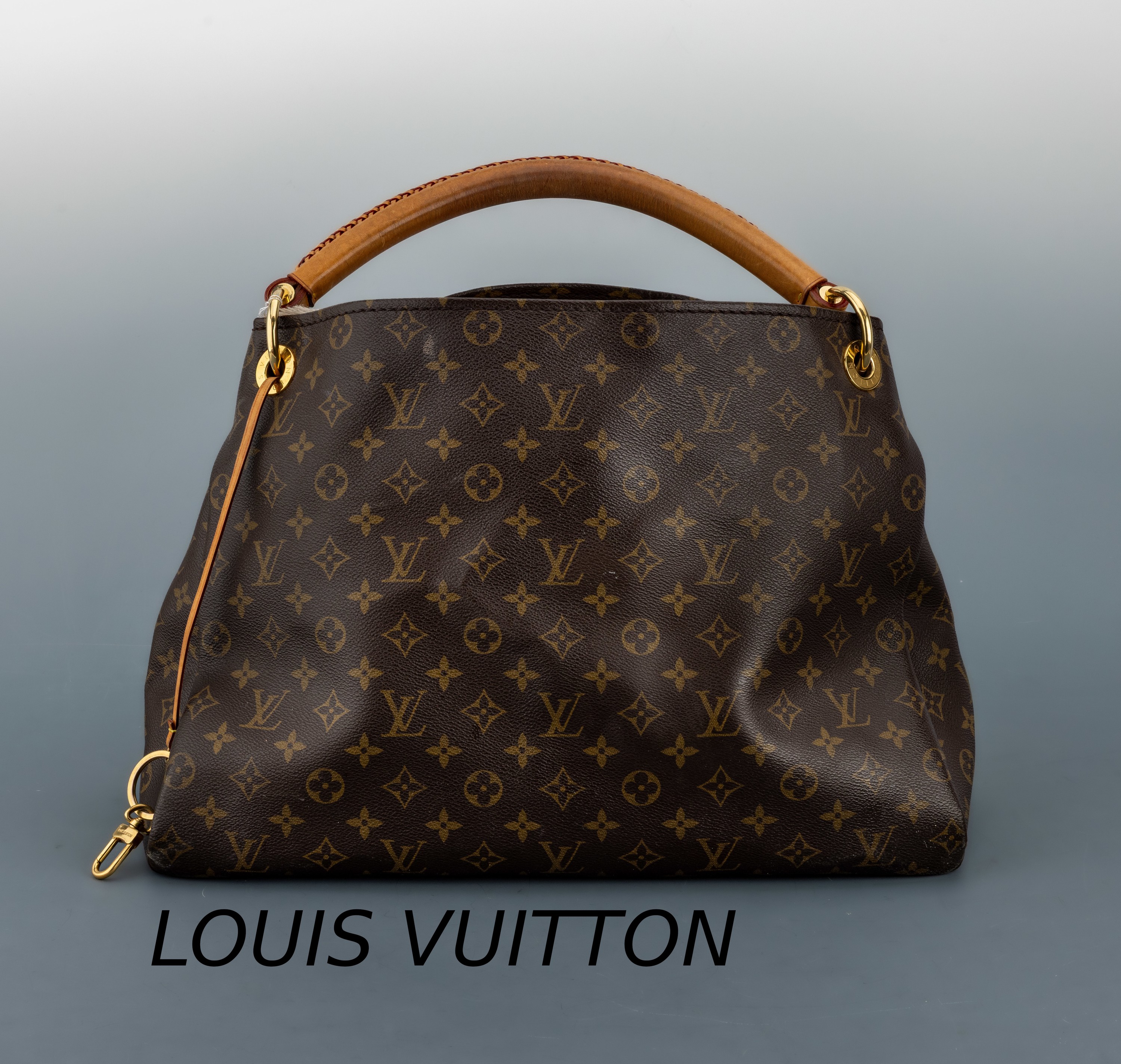 Image 27010223 - LOUIS VUITTON Handtasche, ´Artsy MM Monogram Canvas´, Tragehenkel naturfarb. Leder mit ...