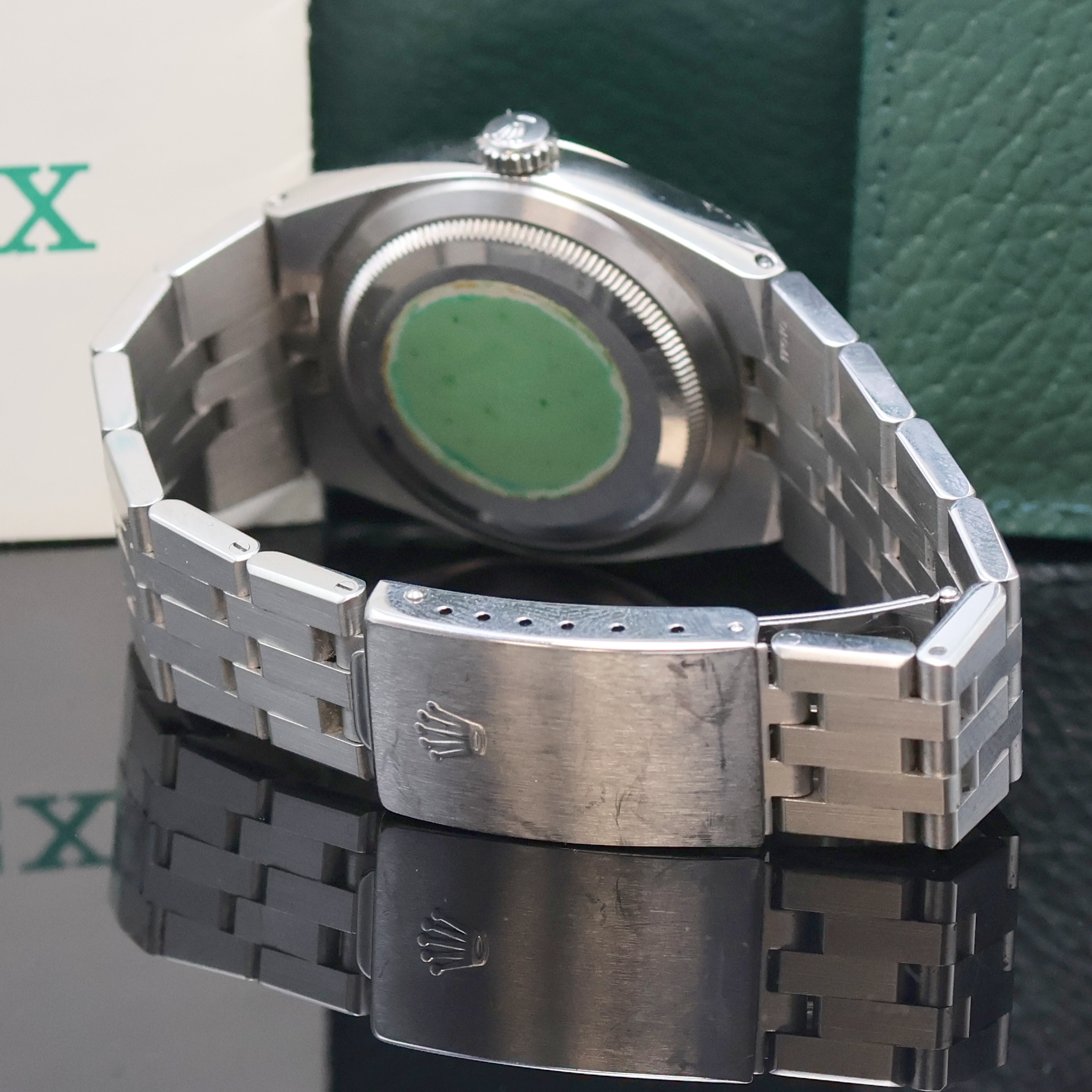 Detail e: ROLEX Oysterquartz Datejust Herrenarmbanduhr Referenz 17014, Schweiz verk. lt. beil. Zertifikat 02/1998, Chronometer der Superlative in Edelstahl ...