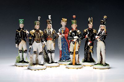 Image 7 Figuren der Edition ´Glück Auf´, Unterweissbach, Thüringen, 2.Hälfte 20.Jh., ...