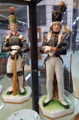 27010243f - 7 Figuren der Edition ´Glück Auf´, Unterweissbach, Thüringen, 2.Hälfte 20.Jh., ...