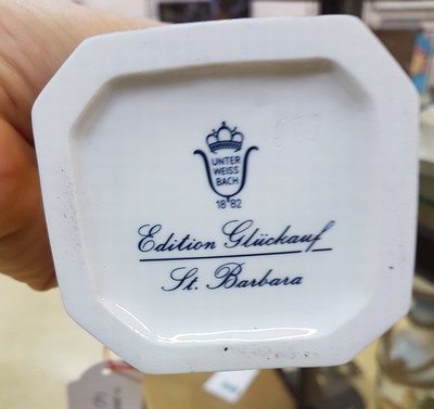 27010243j - 7 Figuren der Edition ´Glück Auf´, Unterweissbach, Thüringen, 2.Hälfte 20.Jh., ...