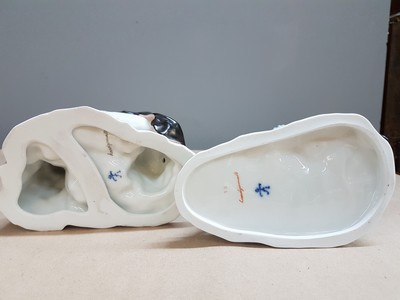 27010263g - 8 porcelain figures of miners, Fürstenberg, 2nd half of the 20th century, porcelain, ...