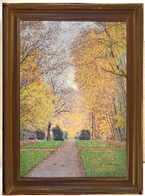 27010344k - G. Hummel, datiert 1924, 2 Pendants: Ansichten aus Karlsruhe, Ansicht des Turmes an der ...