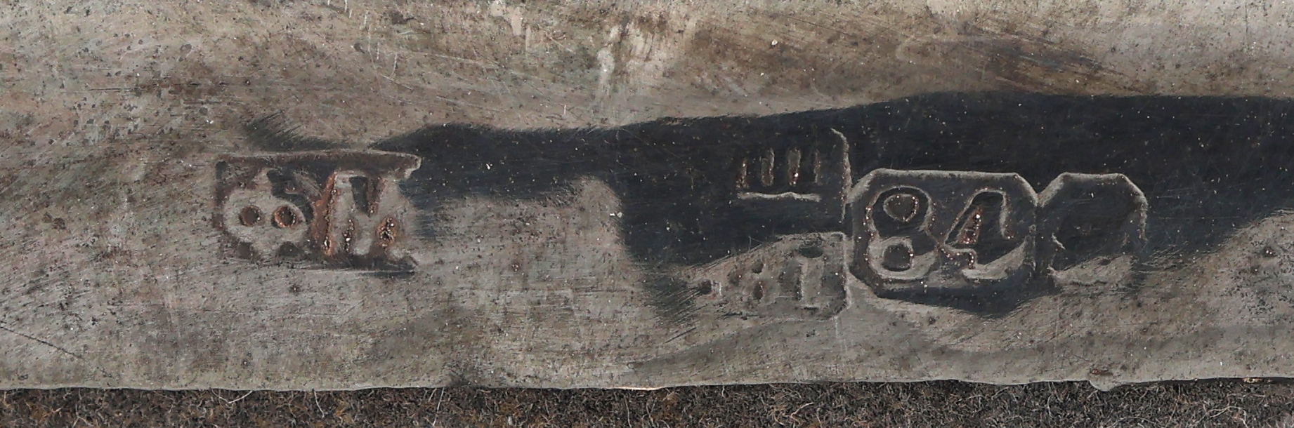 Detail c: Russische Ikone, 1880er Jahre, 84er Silber,Darstellung des Heiligen Josaphat von Bjelograd, Kopfbedeckung der byzanth. Kaiserkrone nachempfunden, ...