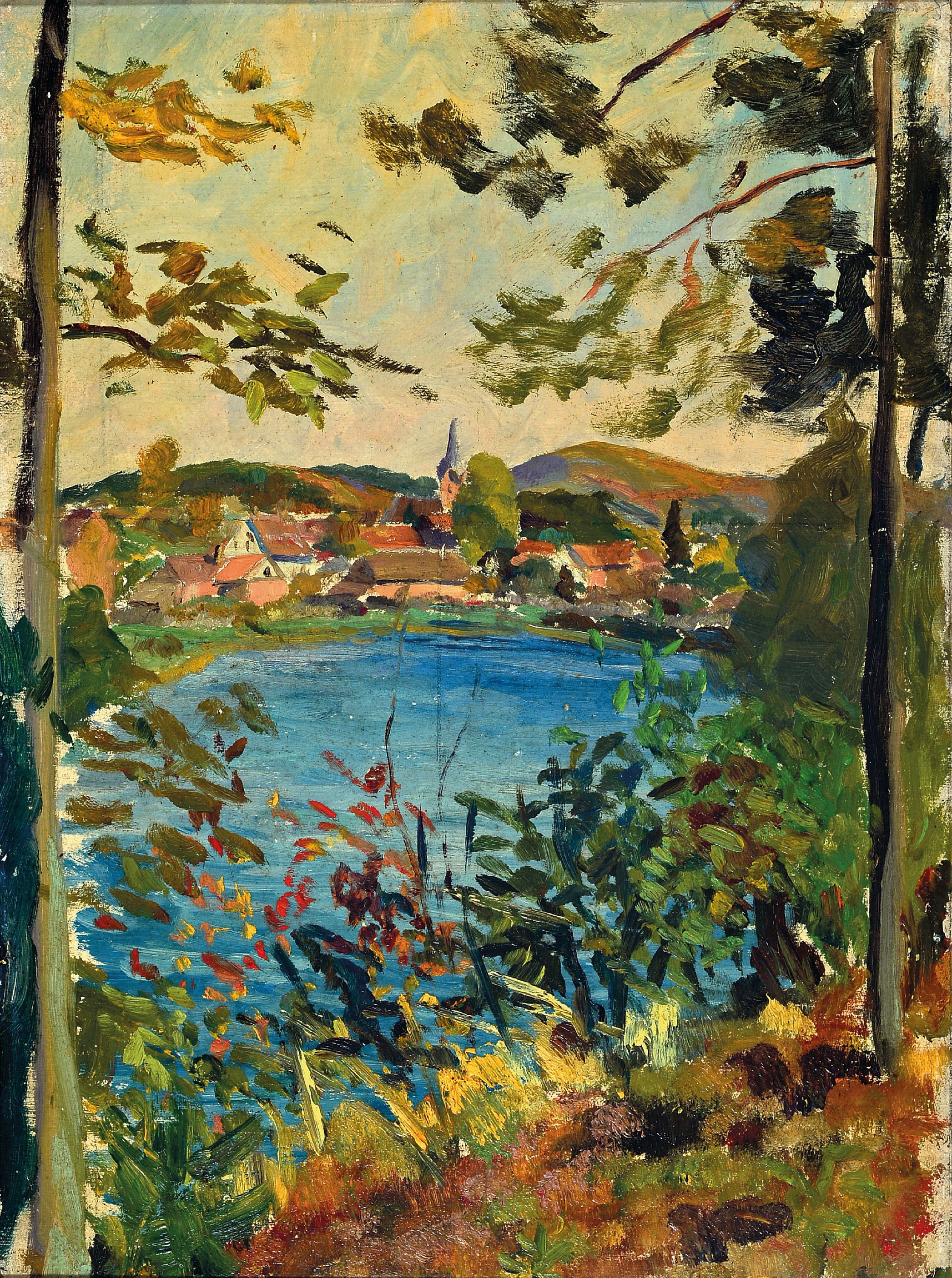 Image 27010649 - Willi Deutschmann, 1880-1960, ´Wasgau-Maler´ , Ludwigswinkel, Öl/Karton, unsigniert, ...