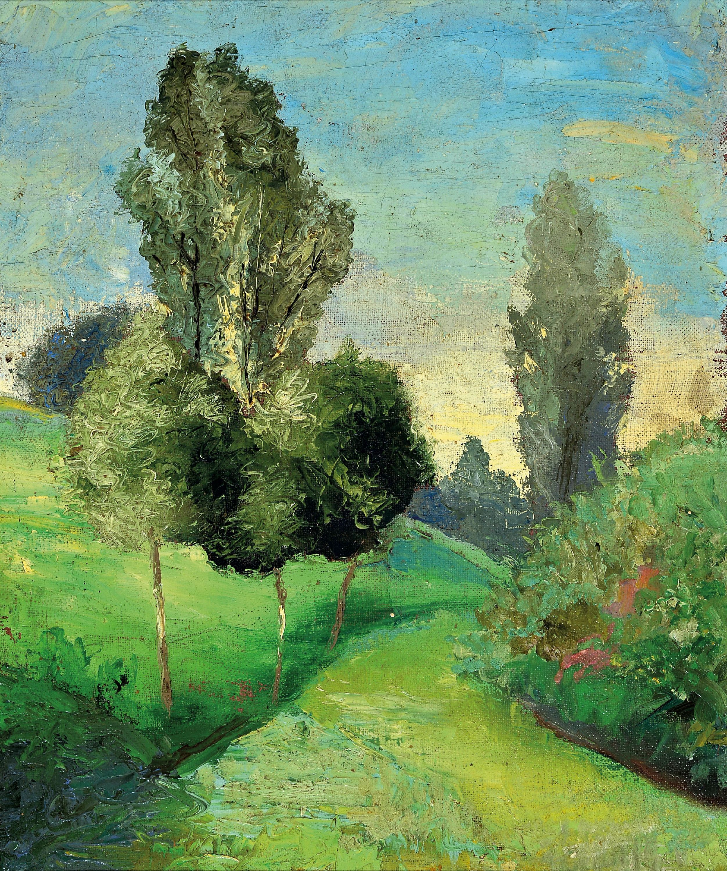 Image 27010650 - Willi Deutschmann, 1880-1960, ´Wasgau-Maler´ , ´bei Pirmasens´, so verso bez., ...