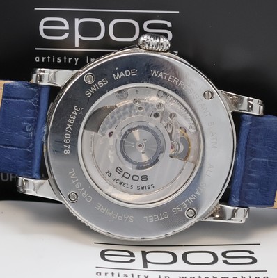 27010630e - EPOS BM North Star Herrenarmbanduhr Referenz 3439K/0978, Schweiz lt. beil. Pap. verk. ...