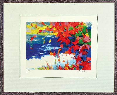 27010657k - Tadashi Asoma, 1923-2017 Japan, ´Golden Summer´, Kreidelithographie, Ed. 168/175, ...