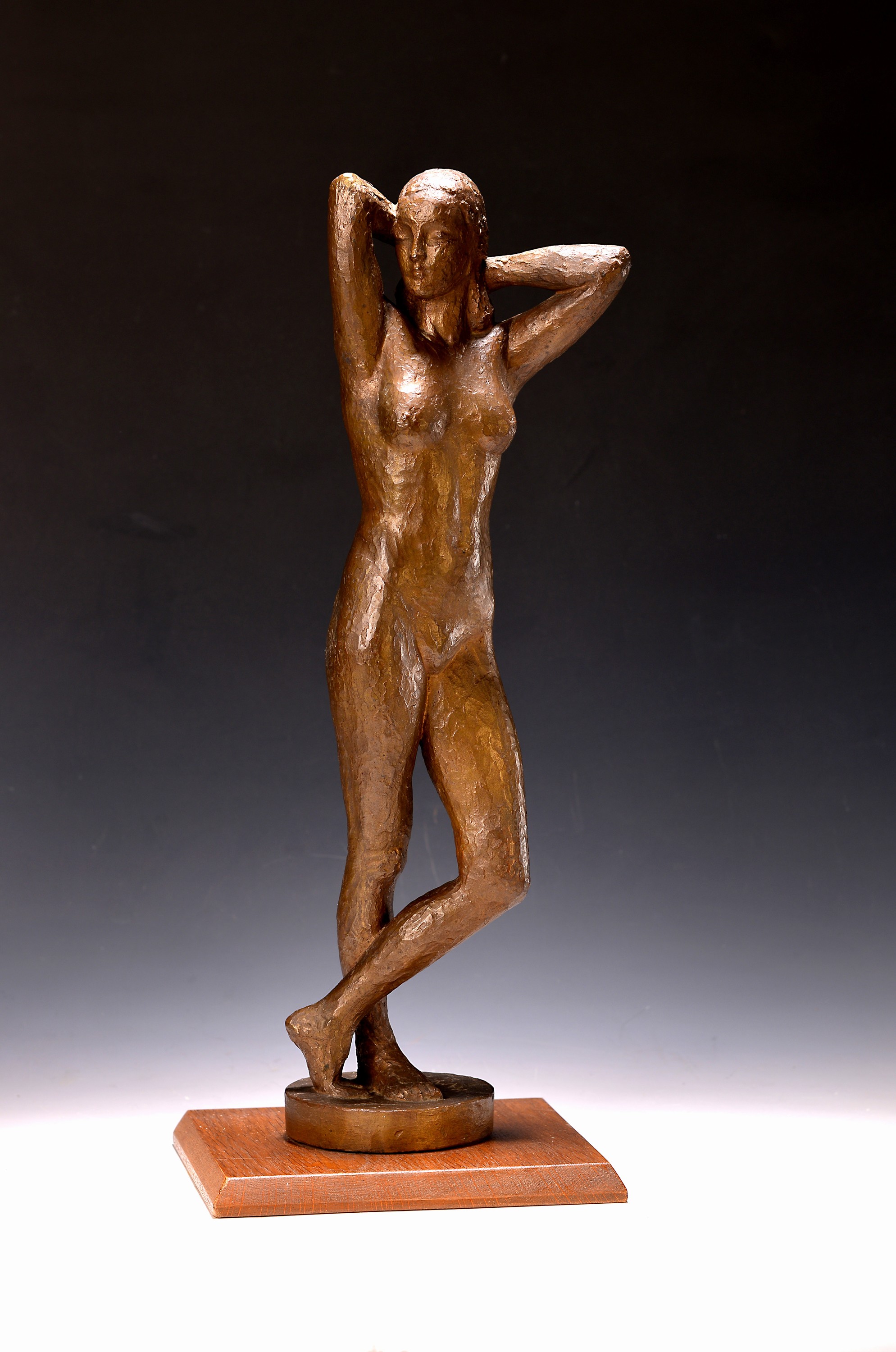 Image 27011094 - Bronzefigur/Bronzeplastik, Monika Hamann, Bildhauerin, geb. 1948 Jena, Gastprofessur an ...
