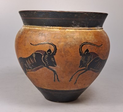 27011087e - Becher/Gefäß nach attischem Vorbild, Keramik, Historismus, um 1880, henkelloses ...