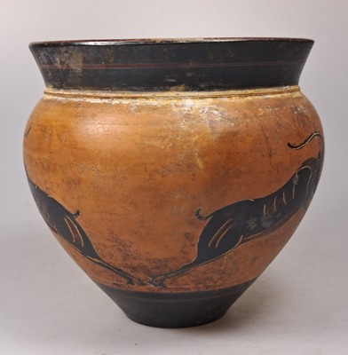 27011087h - Becher/Gefäß nach attischem Vorbild, Keramik, Historismus, um 1880, henkelloses ...