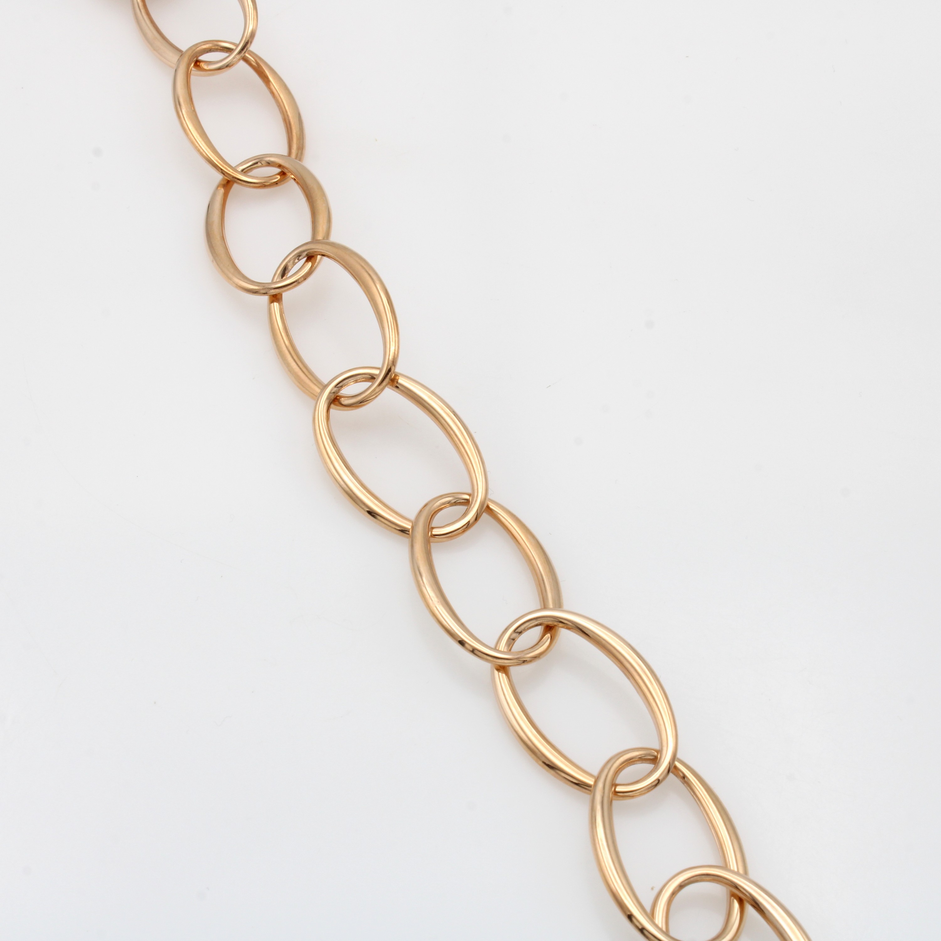 Image 27011159 - Armband, RG 585/000, große ovale Glieder, D. ca. 18 mm, integrierte Schließe, L. ca. ...