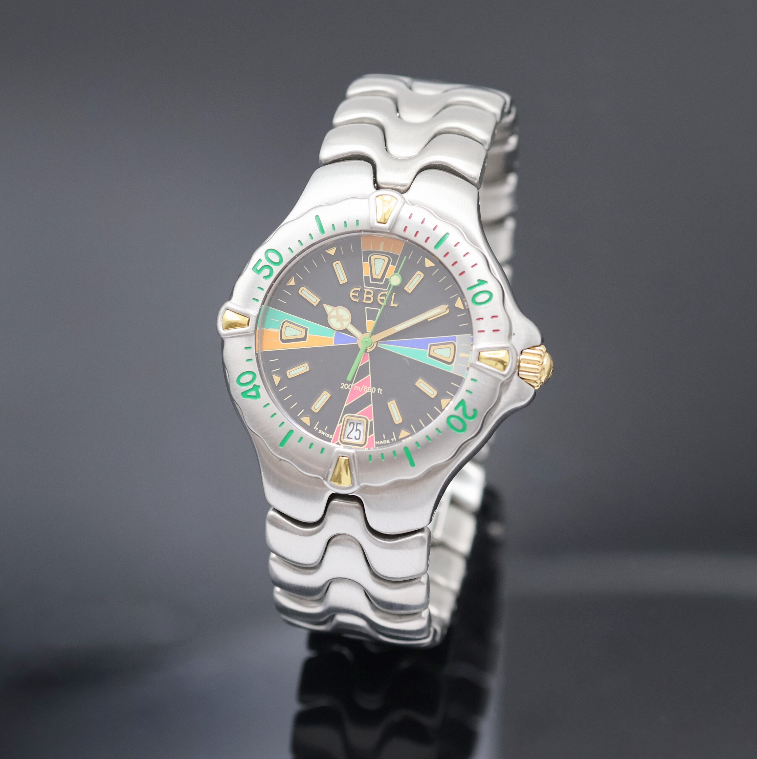 Image 27011164 - EBEL Armbanduhr Sportwave Diver´s Regatta Referenz 6187531, quarz, Edelstahlgeh. inkl. ...
