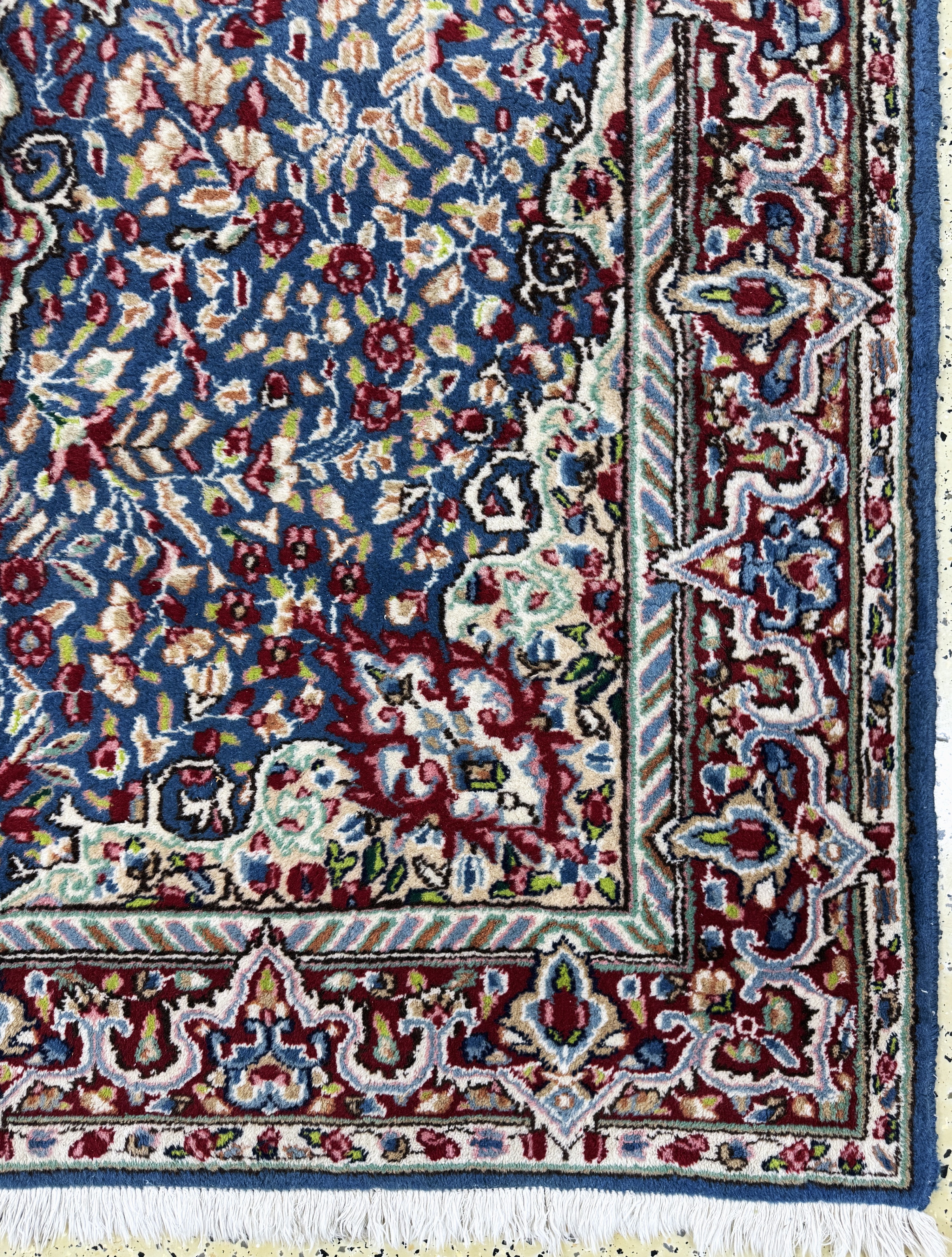 Detail a: Kerman, Persien, Ende 20.Jhd, Wolle auf Baumwolle, ca. 240 x 155 cm, EHZ: 2