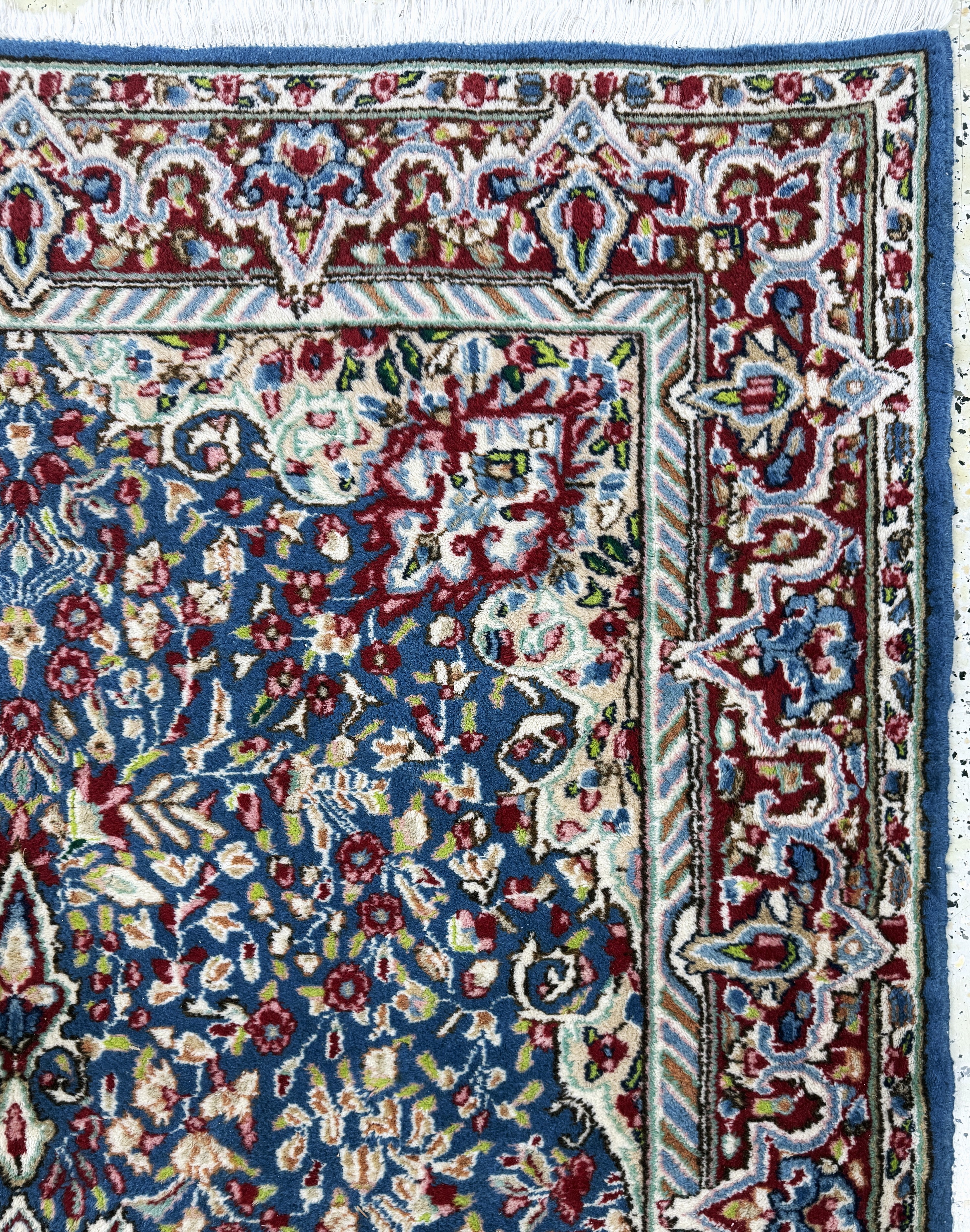 Detail d: Kerman, Persien, Ende 20.Jhd, Wolle auf Baumwolle, ca. 240 x 155 cm, EHZ: 2