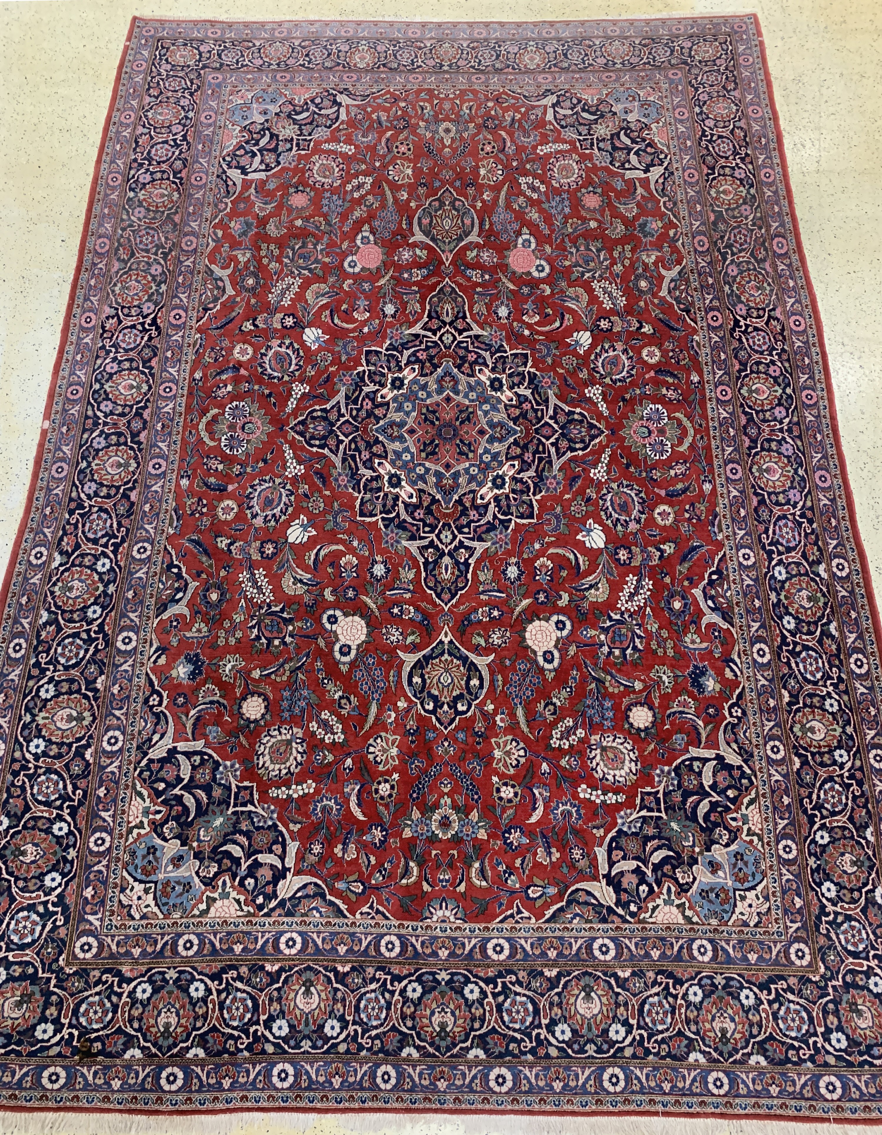 Image 27011196 - Keschan, Persien, Mitte 20.Jhd, Wolle auf Baumwolle, ca. 500 x 330 cm, EHZ: 2-3 ...