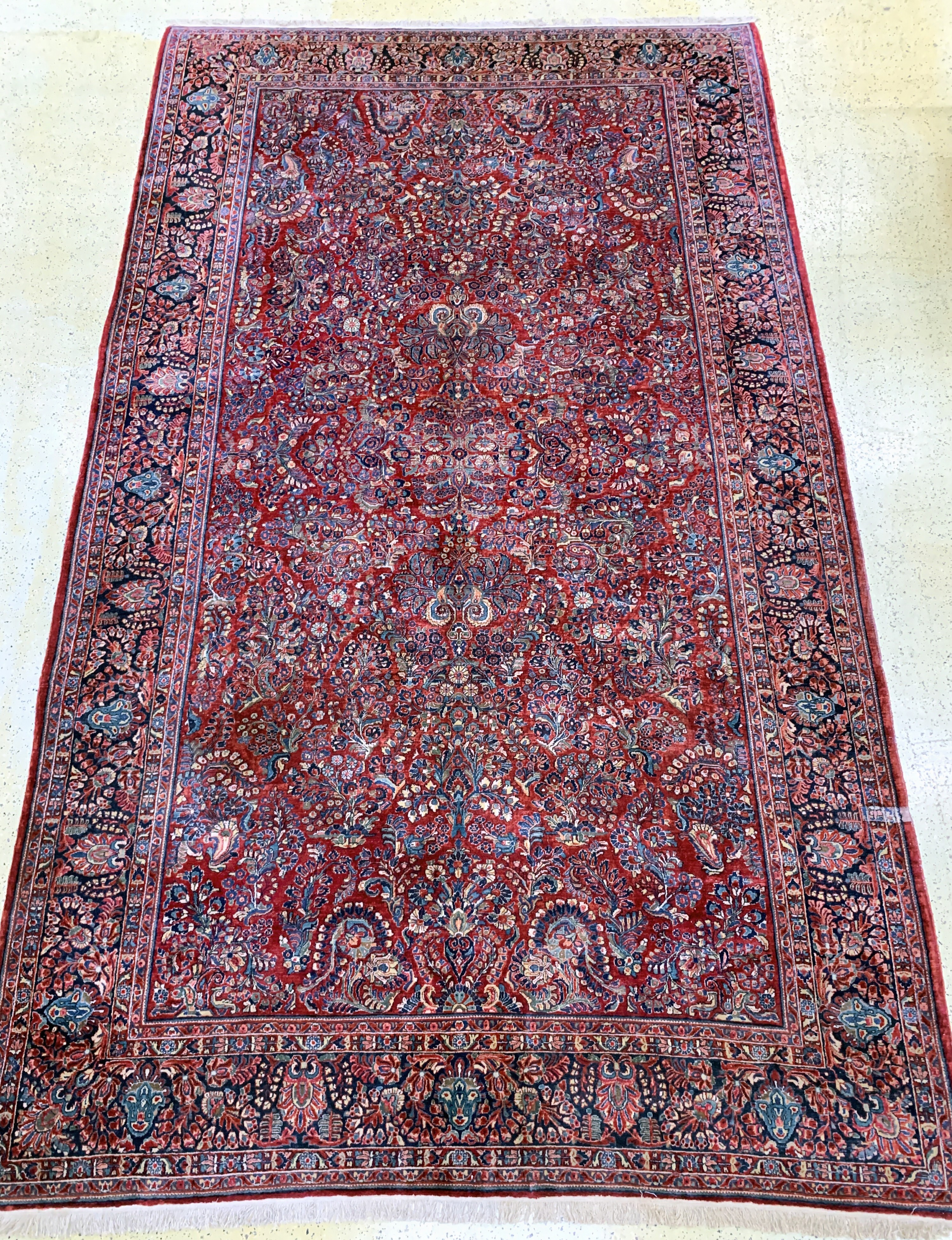 Image 27011197 - Us Re-Import Sarogh, Persien, Anfang 20.Jhd, Wolle auf Baumwolle, ca. 545 x 320 cm,EHZ: ...