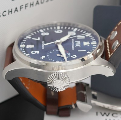 27011125d - IWC ungetragene große Fliegeruhr Big Pilot ´Le Petit Prince´ Referenz IW500916, ...