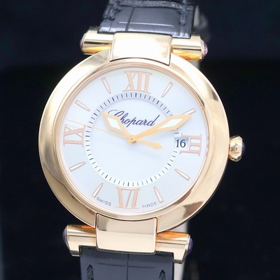 27011139a - CHOPARD nahezu neuwertige Armbanduhr in Roségold 750/000 Referenz 4221, quarz, orig. ...