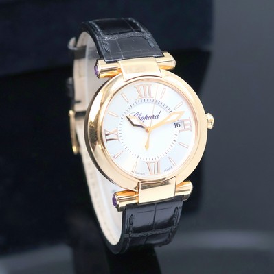 27011139b - CHOPARD nahezu neuwertige Armbanduhr in Roségold 750/000 Referenz 4221, quarz, orig. ...