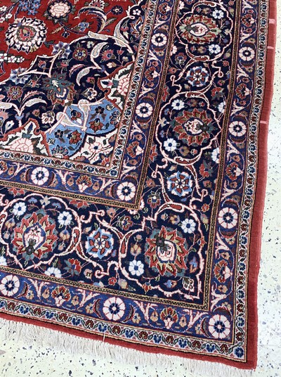 27011196a - Keschan, Persien, Mitte 20.Jhd, Wolle auf Baumwolle, ca. 500 x 330 cm, EHZ: 2-3 ...