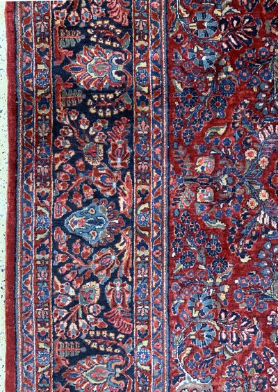 27011197d - Us Re-Import Sarogh, Persien, Anfang 20.Jhd, Wolle auf Baumwolle, ca. 545 x 320 cm,EHZ: ...