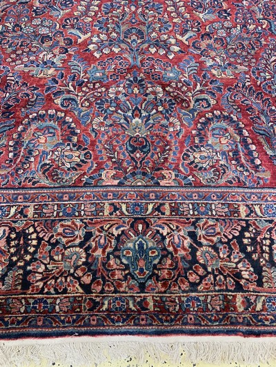 27011197h - Us Re-Import Sarogh, Persien, Anfang 20.Jhd, Wolle auf Baumwolle, ca. 545 x 320 cm,EHZ: ...