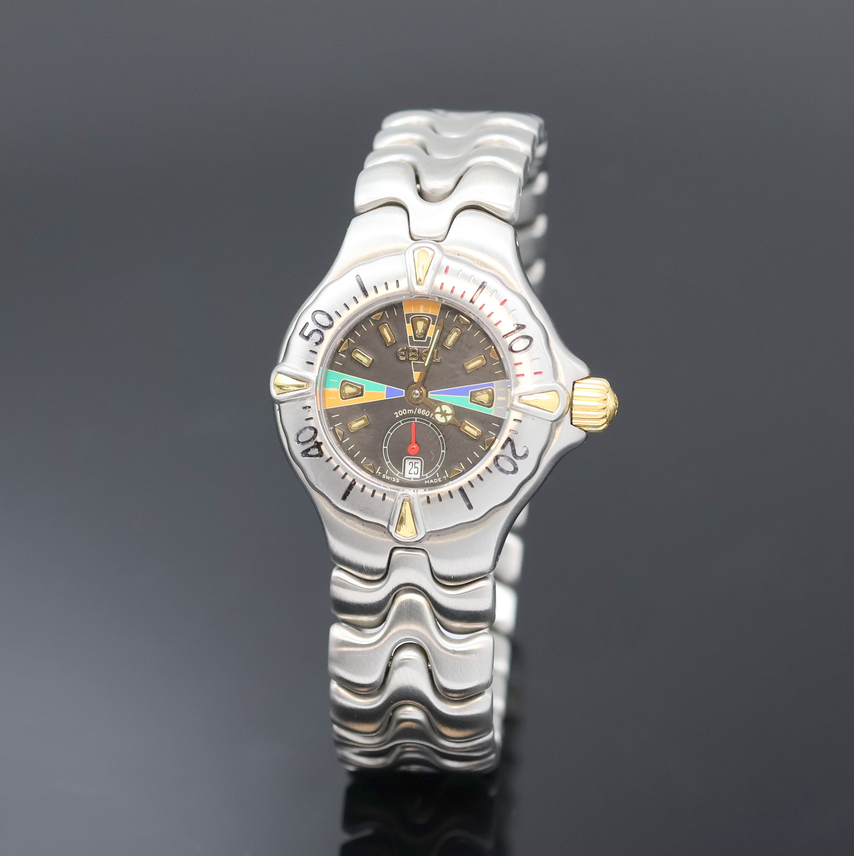Image 27011200 - EBEL Damenarmbanduhr Sportwave Diver´s Regatta Referenz 66012521, quarz, Edelstahlgeh. ...