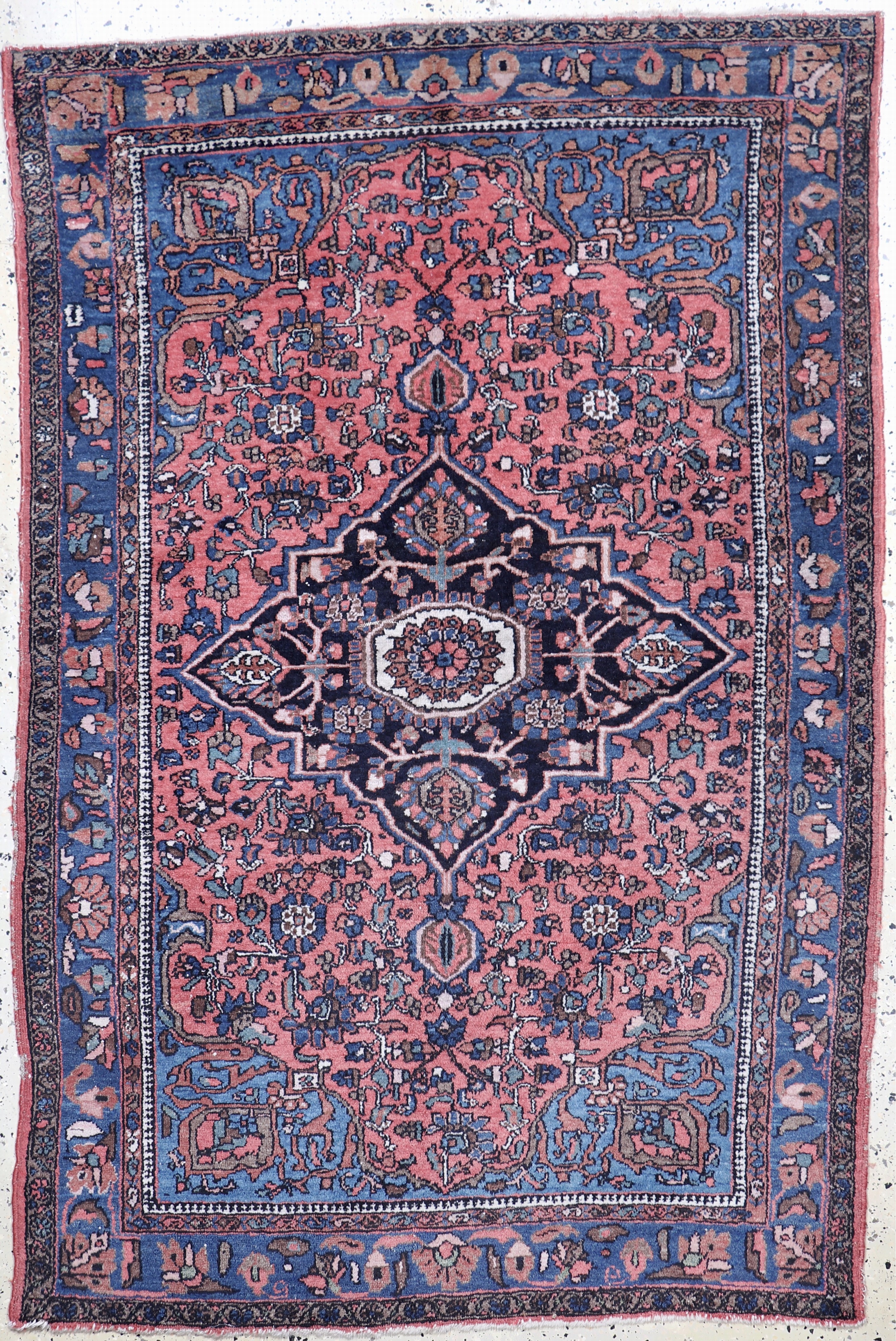 Image 27011205 - Antiker Hamadan, Persien, um 1900, Wolle auf Baumwolle, ca. 205 x 140 cm, EHZ: 3 ...