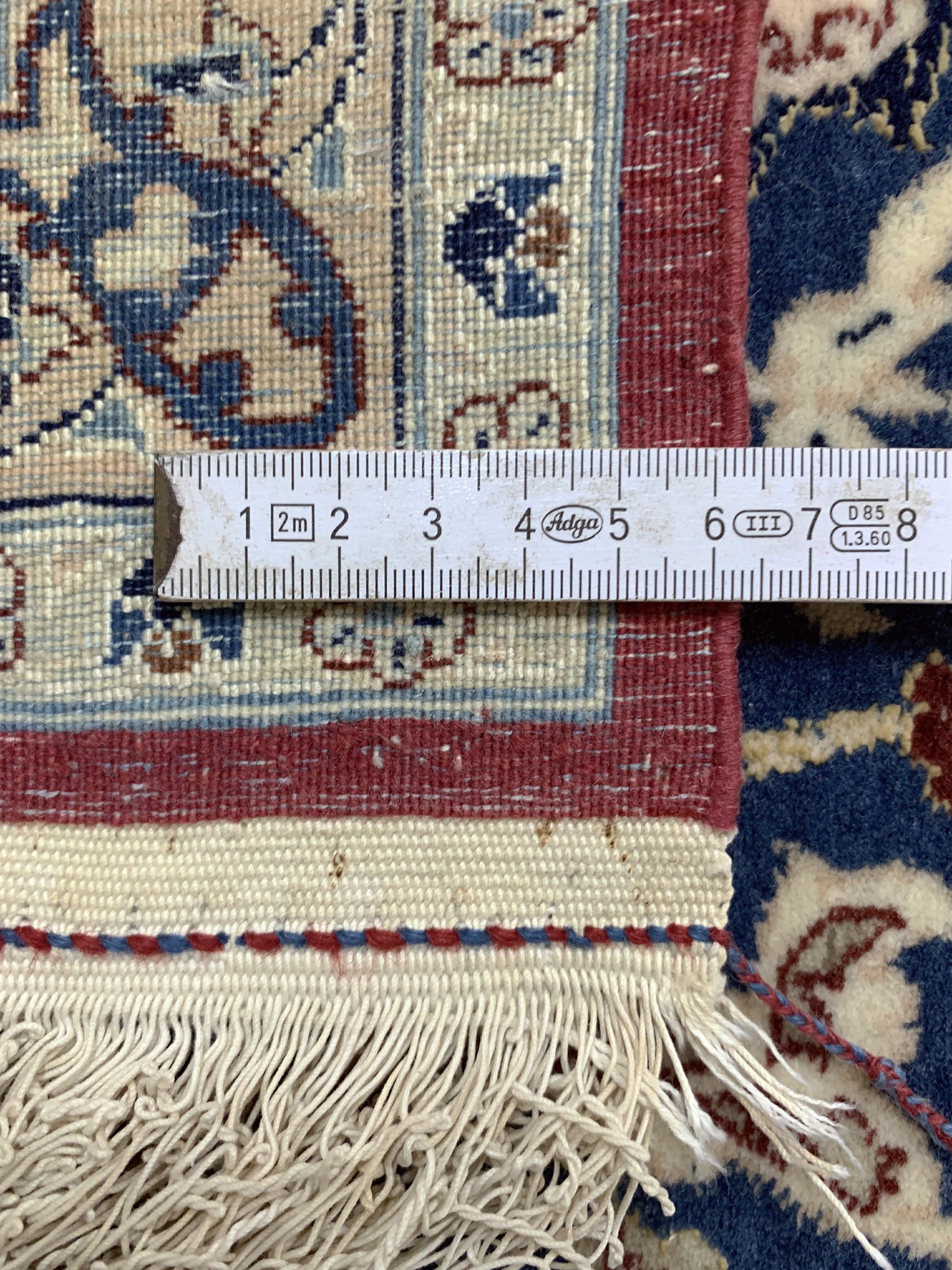 Detail j: Nain"Tudeschk"fein, Persien, Anfang 20.Jhd,Korkwolle mit Seide, ca. 337 x 207 cm, EHZ: 2