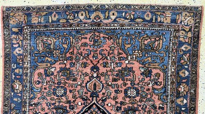 27011205a - Antiker Hamadan, Persien, um 1900, Wolle auf Baumwolle, ca. 205 x 140 cm, EHZ: 3 ...