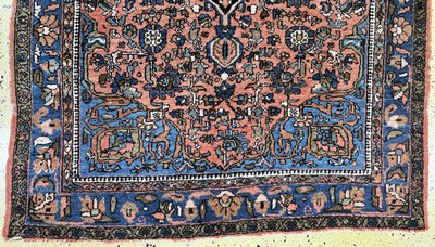 27011205c - Antiker Hamadan, Persien, um 1900, Wolle auf Baumwolle, ca. 205 x 140 cm, EHZ: 3 ...