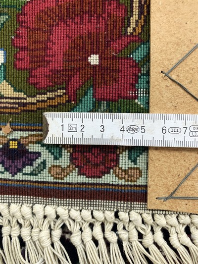 27011206e - Täbriz fein(50 Raj), Persien, Ende 20.Jhd, Korkwolle mit Seide, ca. 153 x 103 cm, ca. ...