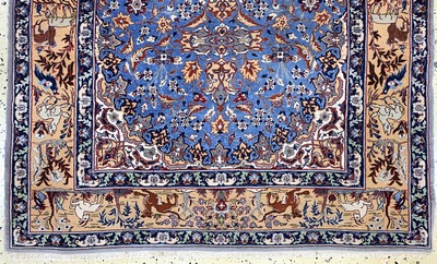 27011210c - Najafabad fein, Persien, Anfang 20.Jhd, Wolle auf Baumwolle, ca. 170 x 117 cm, EHZ: 2 ...
