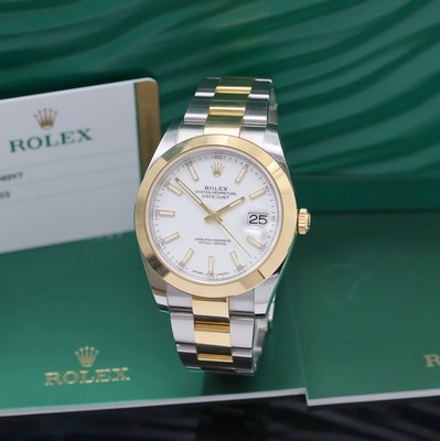 Image ROLEX gents wristwatch Oyster Perpetual Datejust 41 reference 126303, self winding, ...