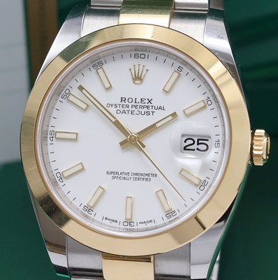 27011219a - ROLEX Herrenarmbanduhr Oyster Perpetual Datejust 41 Referenz 126303, Automatik, ...