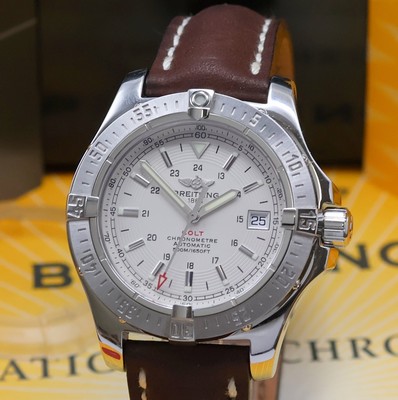 27011222a - BREITLING Herrenarmbanduhr Serie Colt Referenz A17380, Automatik, Chronometer in ...
