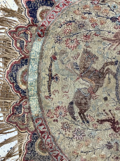 27011274c - Antiker Kayseri Türkei, ´Metallbrokat´, 19.Jhd, merzerisierte Baumwolle, ca. 130 x ...