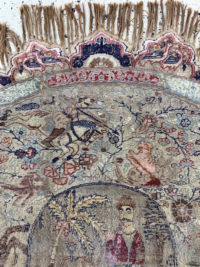 27011274e - Antiker Kayseri Türkei, ´Metallbrokat´, 19.Jhd, merzerisierte Baumwolle, ca. 130 x ...